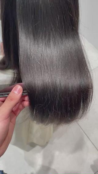 セミロング くびれショート/パー マ/🐬永井瑠栞🐬のヘアスタイル