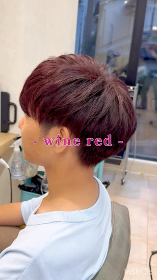 ショート カラー ヘアアレンジ メンズ 眠れるスパケア 💭赤木僚汰のヘアスタイル