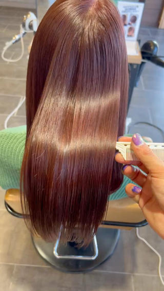 ロング カラー ツヤ髪の匠/髪質改善 山本晃太のヘアスタイル