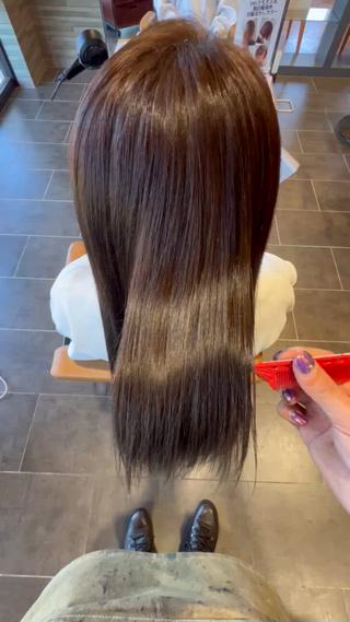 ロング カラー ツヤ髪の匠/髪質改善 山本晃太のヘアスタイル