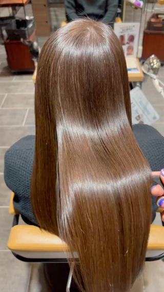 ロング カラー ツヤ髪の匠/髪質改善 山本晃太のヘアスタイル