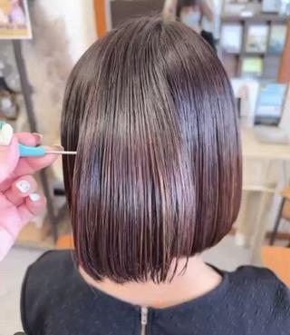 ミディアム パーマ hair works raptureのヘアスタイル