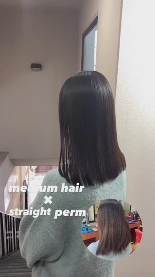 ミディアム wa daのヘアスタイル