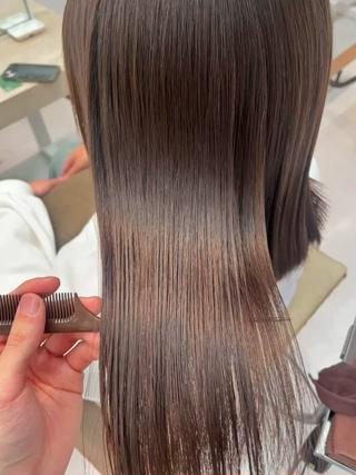 セミロング かずや🍀/髪質改善 /艶髪カラー/眉毛のヘアスタイル