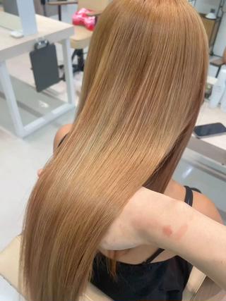 ロング かずや🍀/髪質改善 /艶髪カラー/眉毛のヘアスタイル