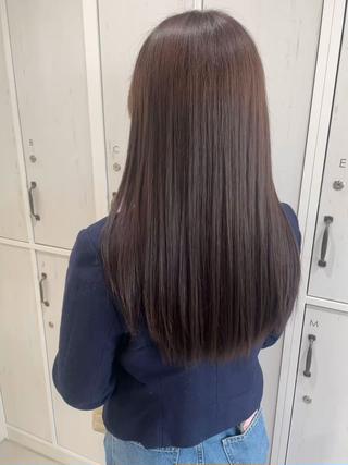 ロング かずや🍀/髪質改善 /艶髪カラー/眉毛のヘアスタイル