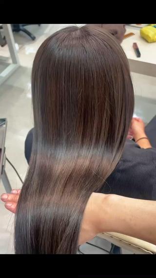 ロング かずや🍀/髪質改善 /艶髪カラー/眉毛のヘアスタイル