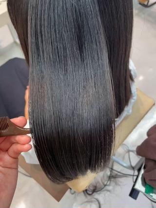 セミロング かずや🍀/髪質改善 /艶髪カラー/眉毛のヘアスタイル