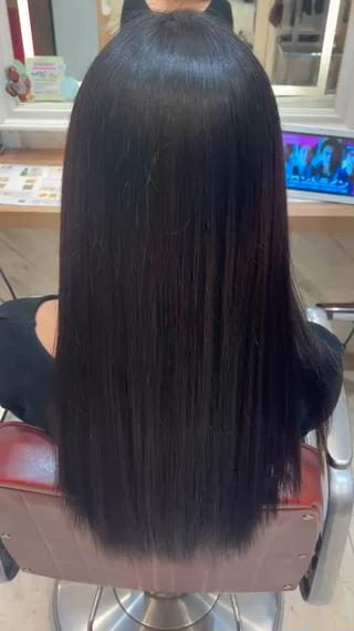 ロング 横浜/ブリーチ/ 縮毛矯正/マサト⭐️のヘアスタイル