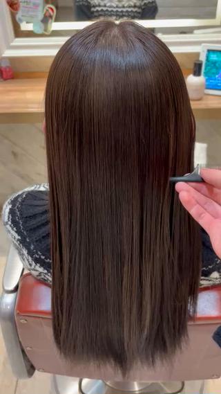 ロング カラー 横浜/ブリーチ/ 縮毛矯正/マサト⭐️のヘアスタイル