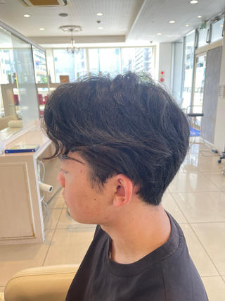パーマ メンズ ✨Ash西船橋店✨ 副店長/宮本純登✨のヘアスタイル