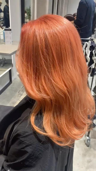 セミロング カラー 髪質改善/縮毛矯正 レイヤー/松川匠のヘアスタイル