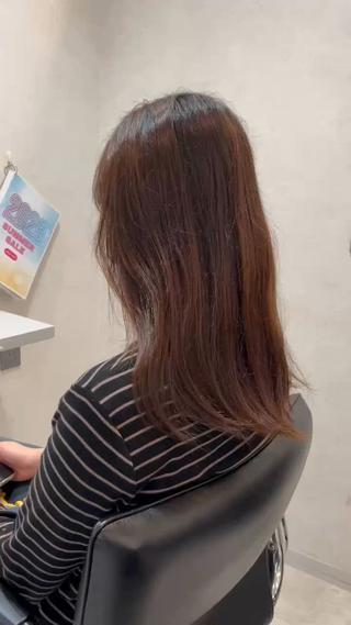 初めての縮毛矯正をお任せ頂きました 
