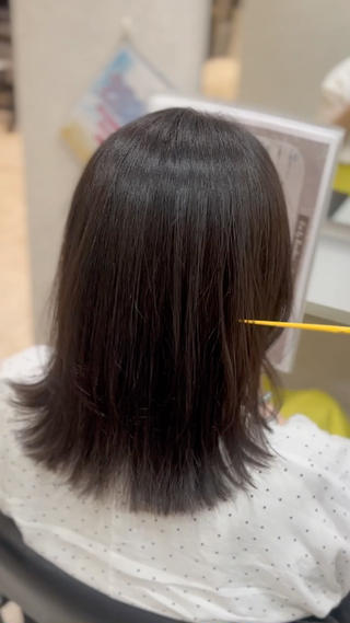 セミロング 北林 佳乃のヘアスタイル