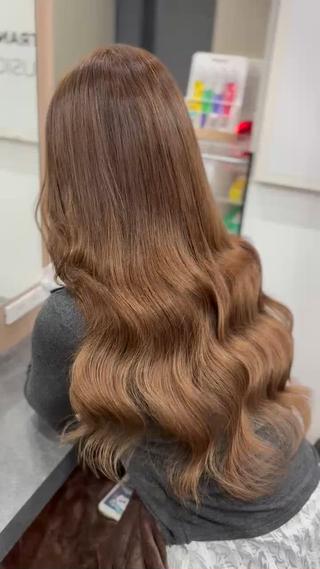 ロング カラー 横浜/エクステ特化× 艶カラー/あいかのヘアスタイル