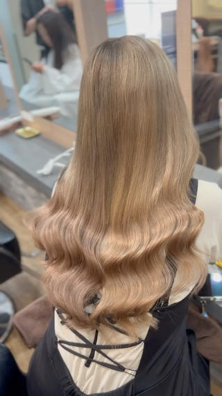 ロング カラー Lapis エクステ /艶カラー/あいかのヘアスタイル