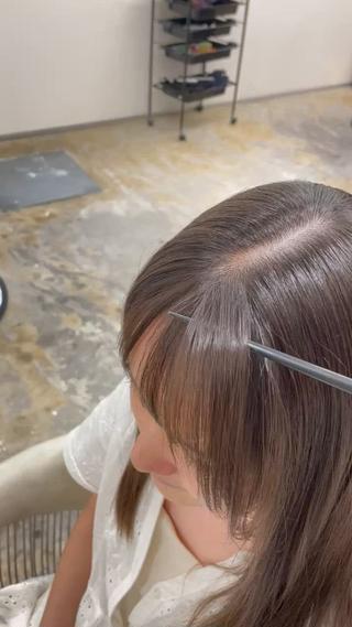 前髪もクセでお悩みの方も扱いやすくサラサラ。 