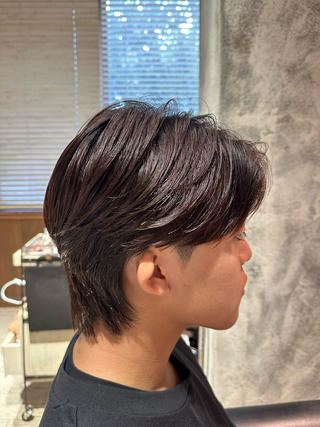 ショート パーマ ヘアアレンジ メンズ 瀧尻 光のヘアスタイル