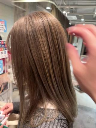 セミロング カラー ヘアアレンジ MODE K’ｓ川西 瀧尻光のヘアスタイル