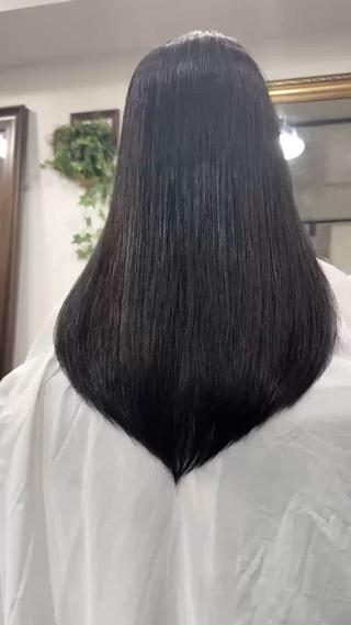 ロング カラー 渋谷宮益坂 omoのヘアスタイル