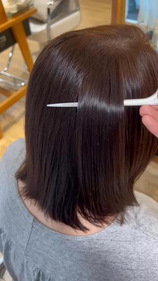 ミディアム パーマ 松田 健佑のヘアスタイル