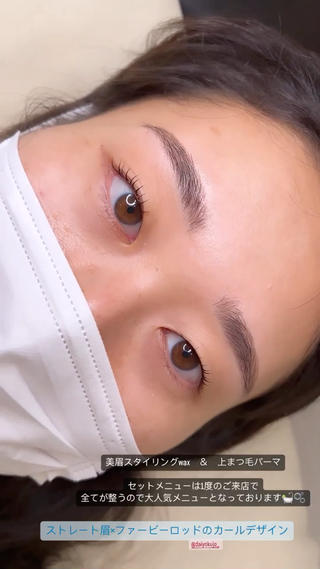 アイブロウ times salon所属・ボウ🪞ヘアセット /マツパ/眉毛のヘアスタイル