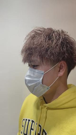 ツイストスパイラルパーマ マッシュ