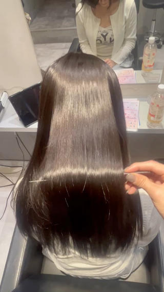 ロング 髪質改善カラー✖︎ 縮毛矯正✨️店長純大のヘアスタイル