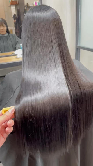 ロング カラー パーマ 髪質改善&トリートメント ALLENhair八尾店所属・ALLENhair 八尾店のヘアスタイル