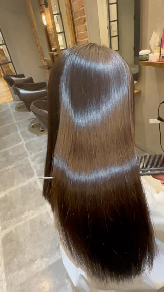 ロング 佐藤/本物志向の 髪質改善サロンのヘアスタイル