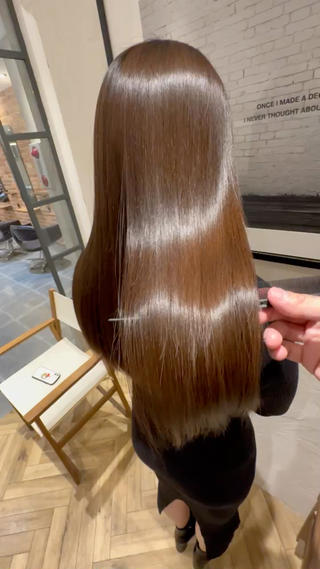 ロング 佐藤/本物志向の 髪質改善サロンのヘアスタイル