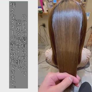 ロング 佐藤/本物志向の 髪質改善サロンのヘアスタイル
