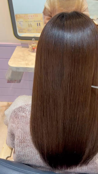 セミロング 髪質改善✨石塚 真梨奈のヘアスタイル