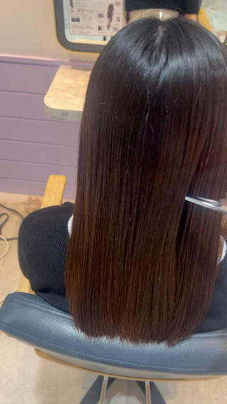 セミロング 髪質改善✨石塚 真梨奈のヘアスタイル