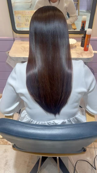 セミロング 髪質改善✨石塚 真梨奈のヘアスタイル