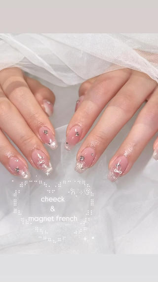 マグネットネイル
マグネットフレンチ
チークネイル
リボン
ワンホンネイル
ちゅるんネイル
持ち込みデザイン