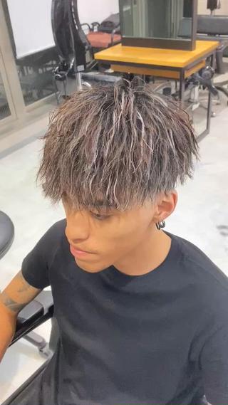 ショート カラー パーマ メンズ 🐉『メンズ美容師』 吉田龍星🐉のヘアスタイル