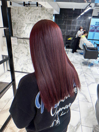 ロング カラー むっち〜/ケアカラー /似合わせcutのヘアスタイル