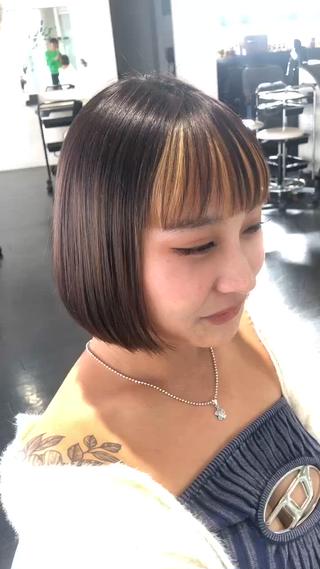 髪質改善ストレートで軽さと艶髪に