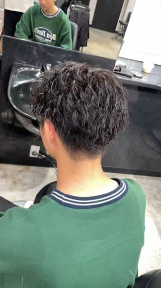 パーマ メンズ メンズ専門店 BORDOのヘアスタイル