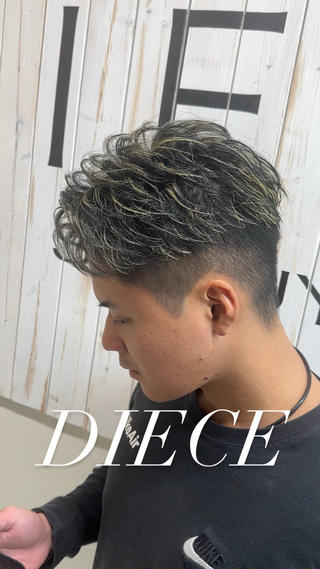 カラー パーマ メンズ DIECE所属・DIECE ⚡️ナツキ⚡️のヘアスタイル