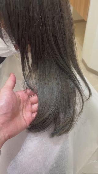 ミディアム カラー ミタニ/髪質改善 /レイヤーカットのヘアスタイル