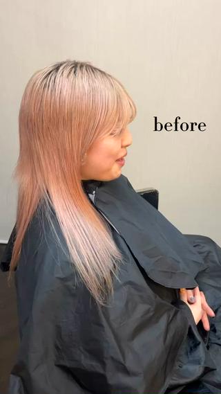 ロング カラー 上野 瑞貴のヘアスタイル