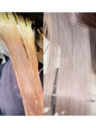 セミロング カラー 上野 瑞貴のヘアスタイル