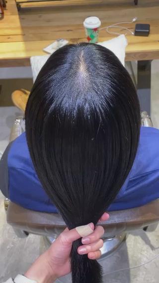 黒染めしなくても黒くできるblue black 