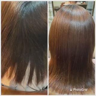 高難易度縮毛矯正です他店の失敗も他店で断られた方も大丈夫 