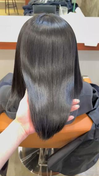 ミディアム パーマ HEW所属・Sanaダブルカラー ✨️パルコ徒歩1分のヘアスタイル