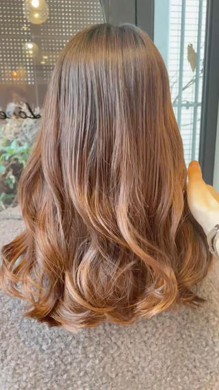 コテ巻き風パーマ