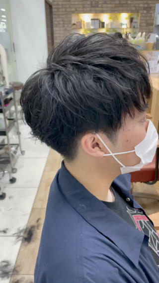 メンズ 💫カットパーマ💫 伊原虎太郎のヘアスタイル