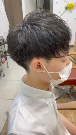 メンズ 💫カットパーマ💫 伊原虎太郎のヘアスタイル